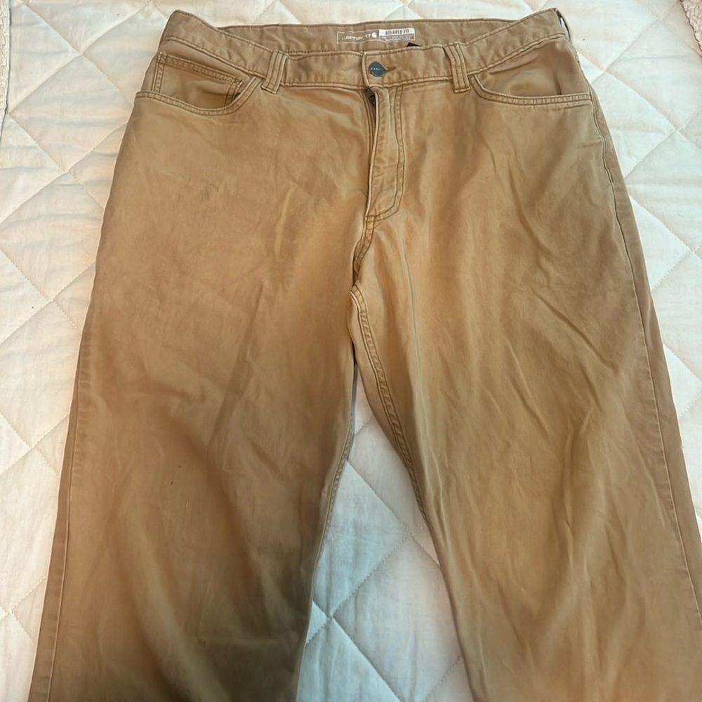 Men’s carhartt relaxed fit pants